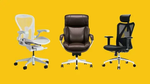 تصویر 1 از صندلی اداری ارگونومیک با تطبیق پذیری کامل